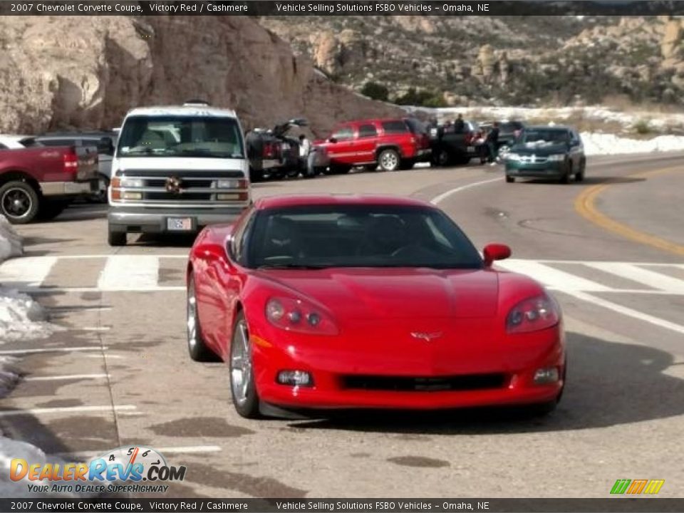 2007 Chevrolet Corvette Coupe Victory Red / Cashmere Photo #3