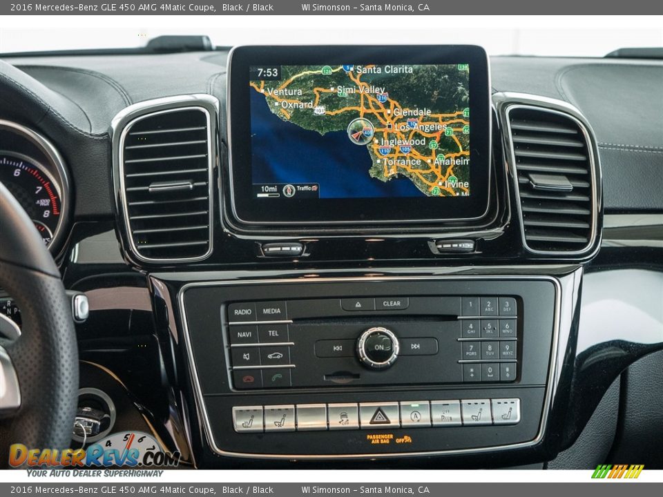 2016 Mercedes-Benz GLE 450 AMG 4Matic Coupe Black / Black Photo #8