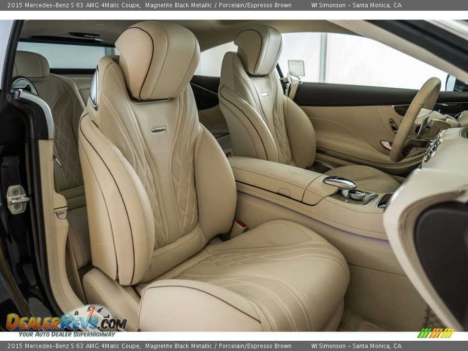Front Seat of 2015 Mercedes-Benz S 63 AMG 4Matic Coupe Photo #2