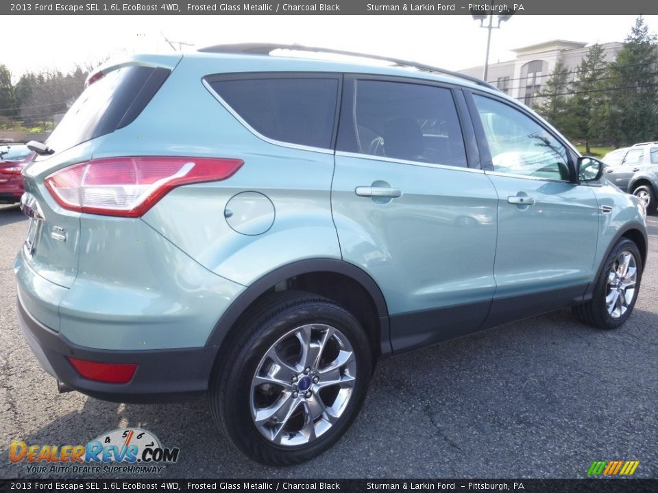 2013 Ford Escape SEL 1.6L EcoBoost 4WD Frosted Glass Metallic / Charcoal Black Photo #2