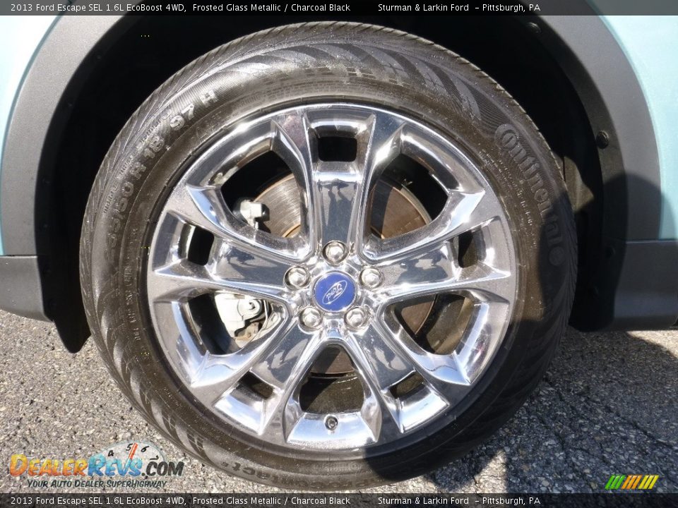 2013 Ford Escape SEL 1.6L EcoBoost 4WD Frosted Glass Metallic / Charcoal Black Photo #5