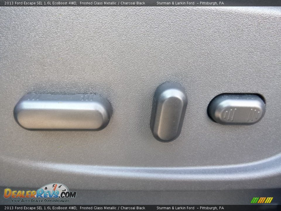 2013 Ford Escape SEL 1.6L EcoBoost 4WD Frosted Glass Metallic / Charcoal Black Photo #11