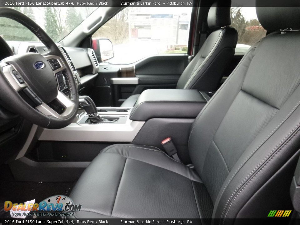 2016 Ford F150 Lariat SuperCab 4x4 Ruby Red / Black Photo #6