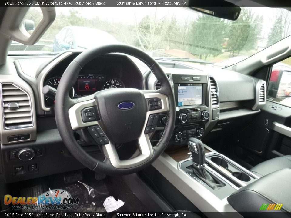 2016 Ford F150 Lariat SuperCab 4x4 Ruby Red / Black Photo #8