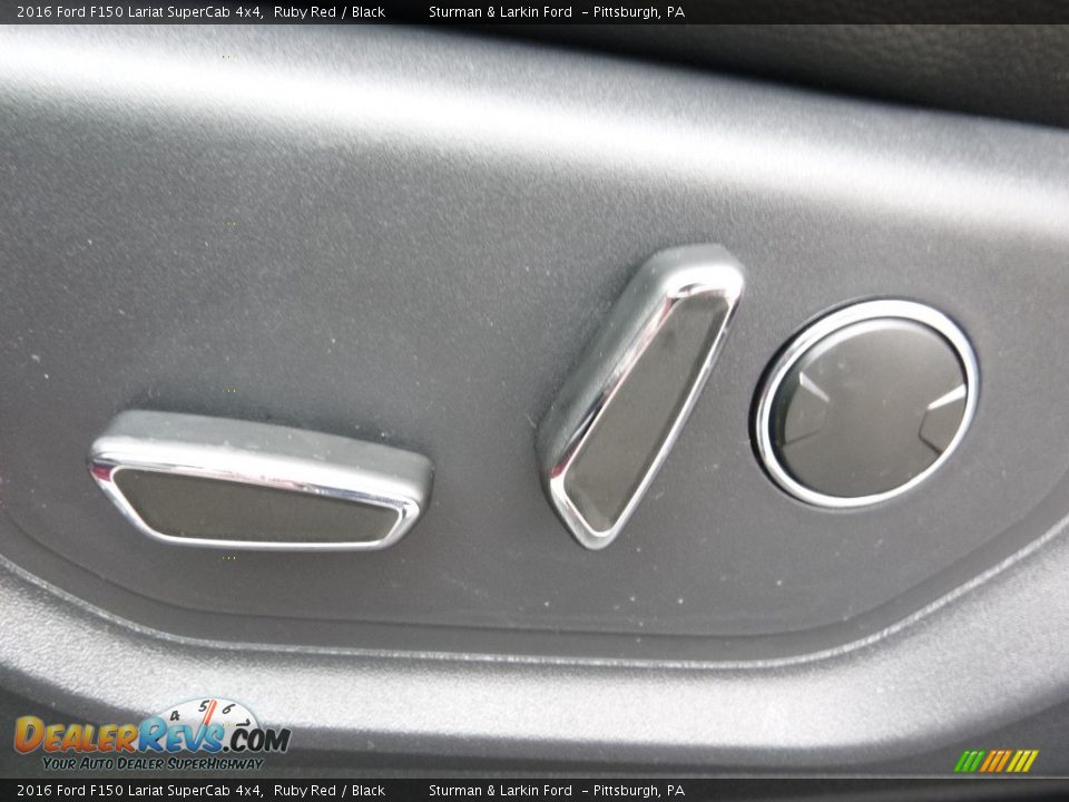 2016 Ford F150 Lariat SuperCab 4x4 Ruby Red / Black Photo #11