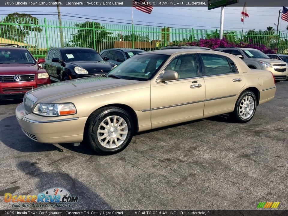 2006 Lincoln Town Car Signature Cashmere Tri-Coat / Light Camel Photo #19
