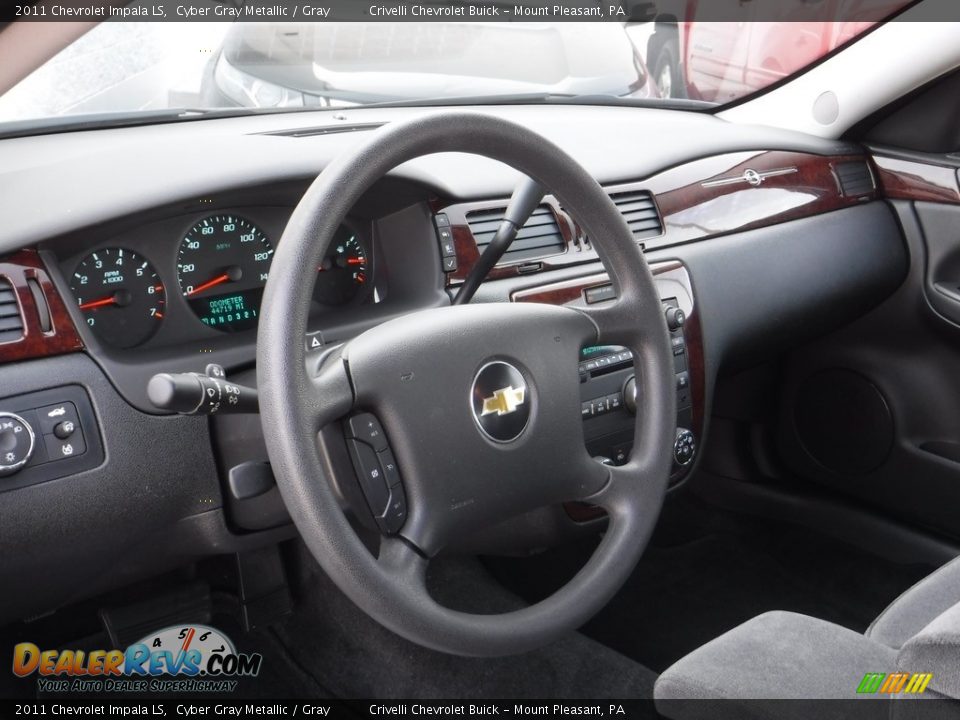 2011 Chevrolet Impala LS Cyber Gray Metallic / Gray Photo #16