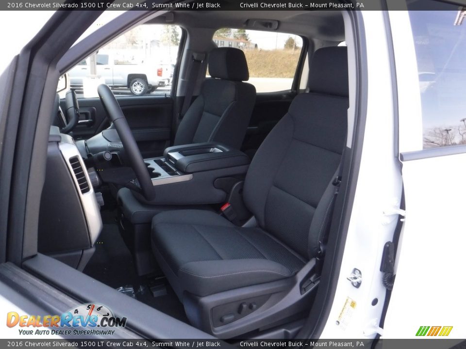 2016 Chevrolet Silverado 1500 LT Crew Cab 4x4 Summit White / Jet Black Photo #13