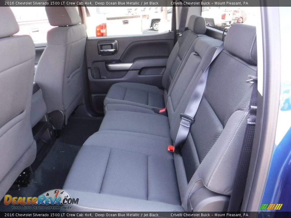 2016 Chevrolet Silverado 1500 LT Crew Cab 4x4 Deep Ocean Blue Metallic / Jet Black Photo #17