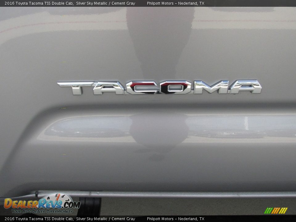 2016 Toyota Tacoma TSS Double Cab Silver Sky Metallic / Cement Gray Photo #14