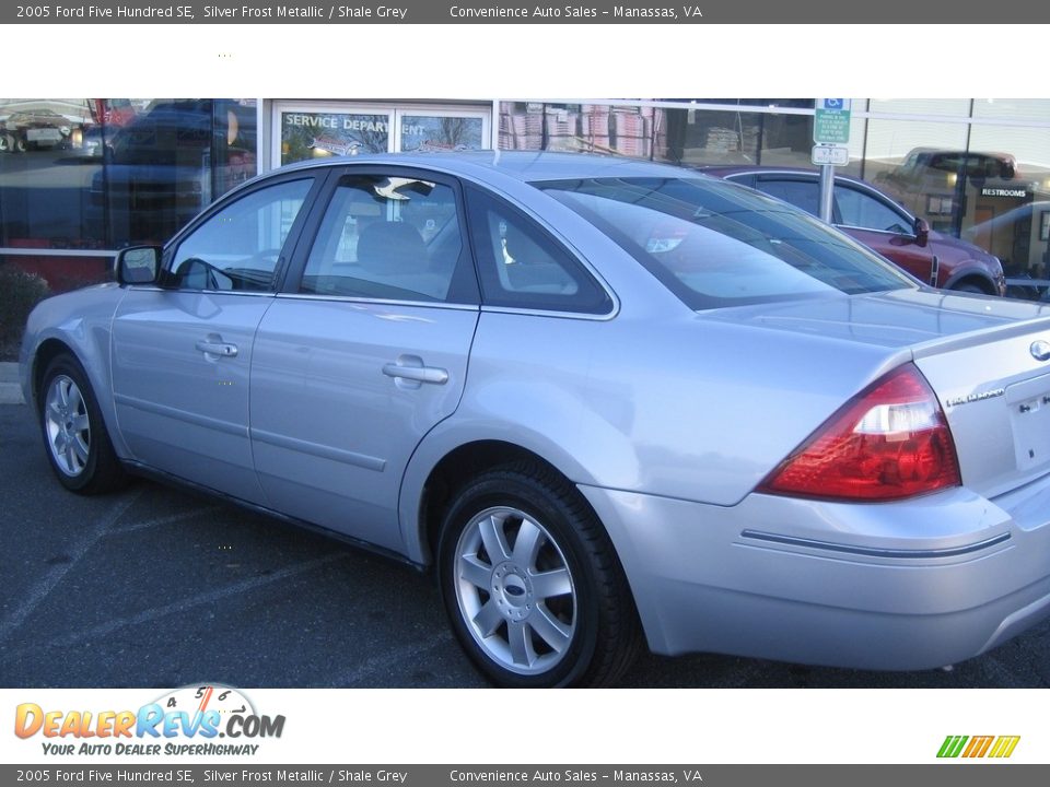 2005 Ford Five Hundred SE Silver Frost Metallic / Shale Grey Photo #7