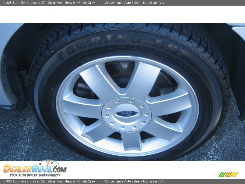2005 Ford Five Hundred SE Silver Frost Metallic / Shale Grey Photo #14