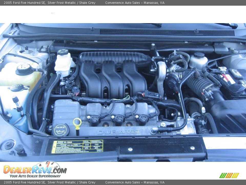 2005 Ford Five Hundred SE Silver Frost Metallic / Shale Grey Photo #22