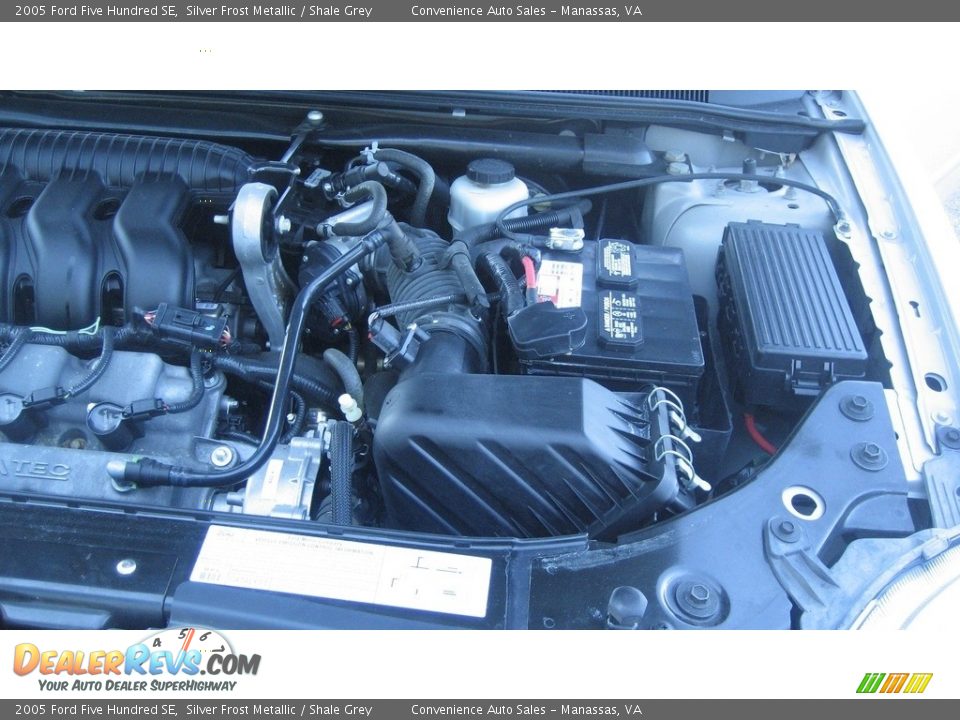 2005 Ford Five Hundred SE Silver Frost Metallic / Shale Grey Photo #23