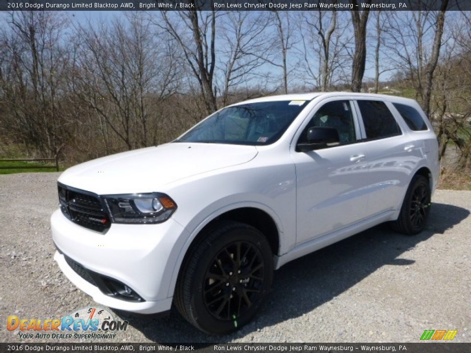 Front 3/4 View of 2016 Dodge Durango Limited Blacktop AWD Photo #1