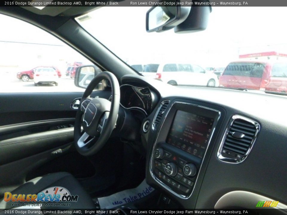 2016 Dodge Durango Limited Blacktop AWD Bright White / Black Photo #9