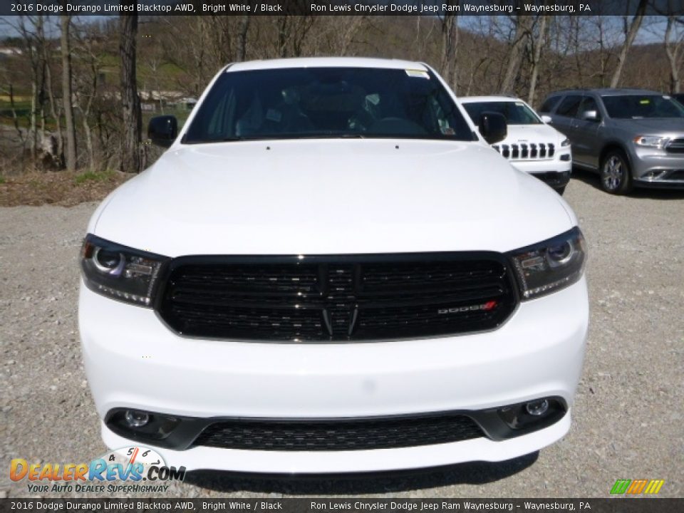 2016 Dodge Durango Limited Blacktop AWD Bright White / Black Photo #12