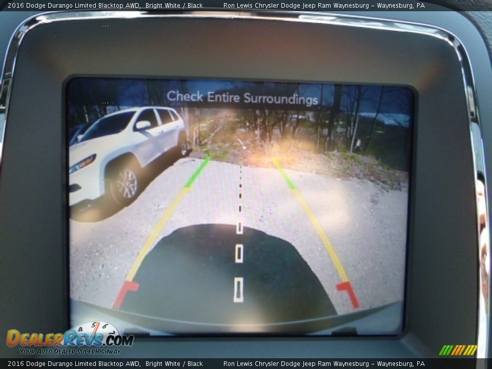 2016 Dodge Durango Limited Blacktop AWD Bright White / Black Photo #17