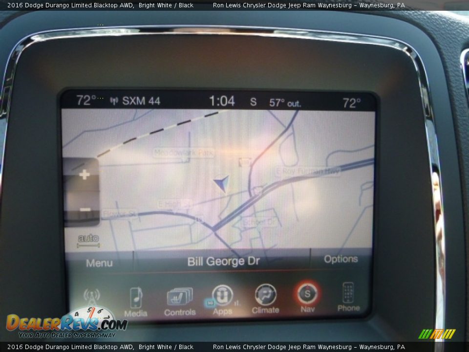 2016 Dodge Durango Limited Blacktop AWD Bright White / Black Photo #18
