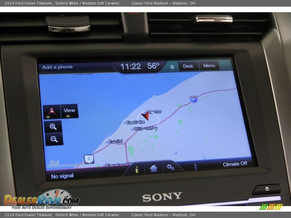 2014 Ford Fusion Titanium Oxford White / Medium Soft Ceramic Photo #11