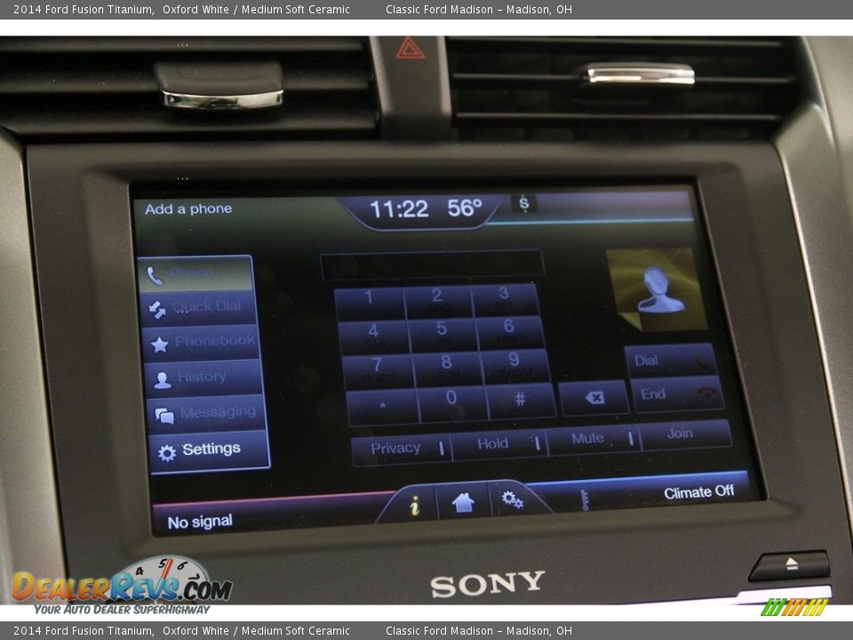 2014 Ford Fusion Titanium Oxford White / Medium Soft Ceramic Photo #12
