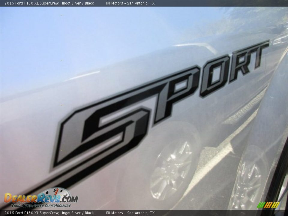 2016 Ford F150 XL SuperCrew Ingot Silver / Black Photo #9