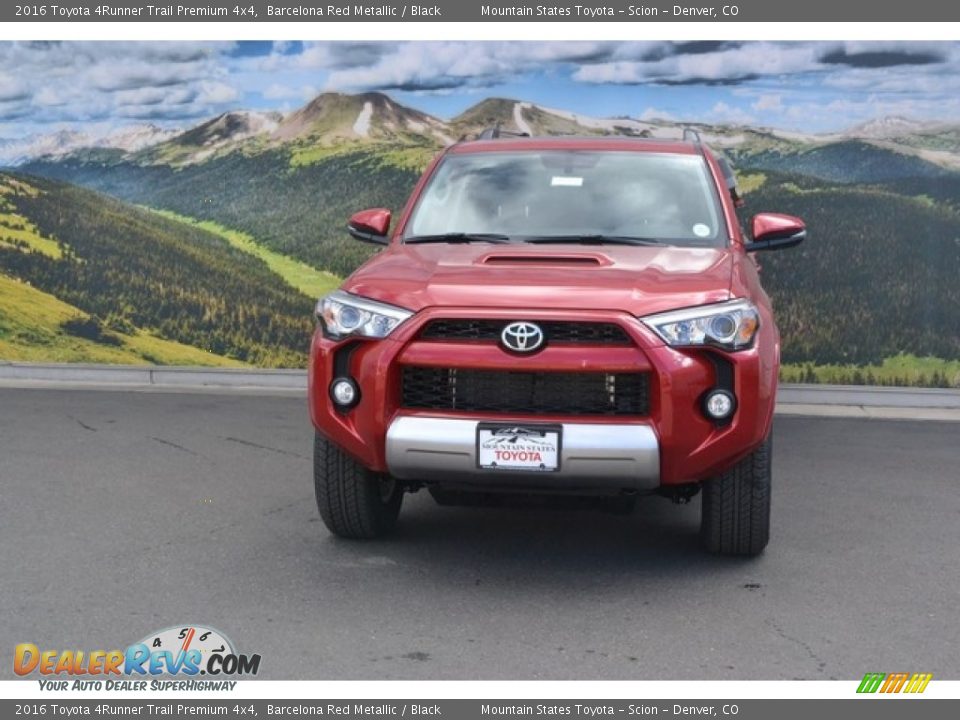 2016 Toyota 4Runner Trail Premium 4x4 Barcelona Red Metallic / Black Photo #2