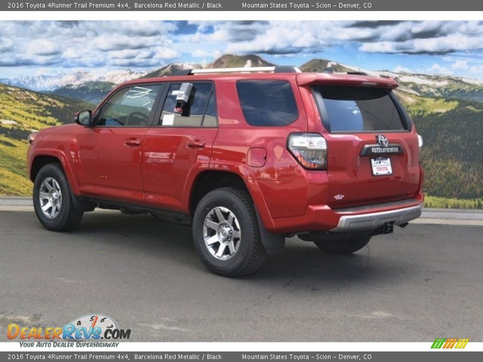2016 Toyota 4Runner Trail Premium 4x4 Barcelona Red Metallic / Black Photo #3