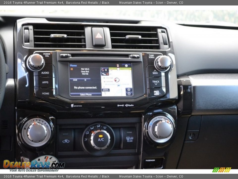 2016 Toyota 4Runner Trail Premium 4x4 Barcelona Red Metallic / Black Photo #6