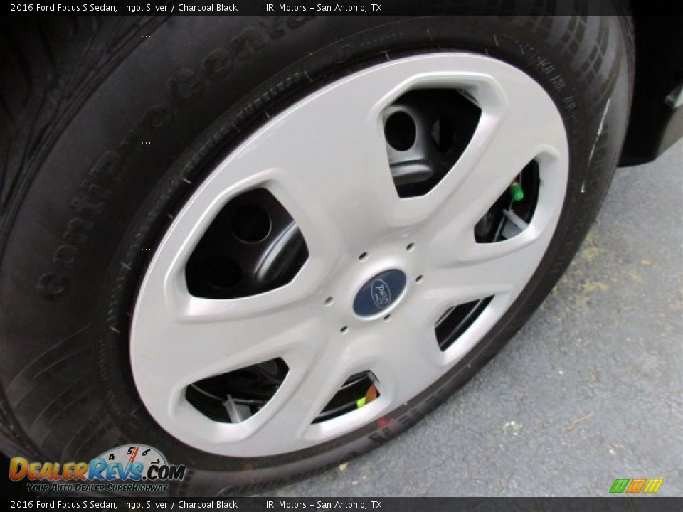 2016 Ford Focus S Sedan Ingot Silver / Charcoal Black Photo #3