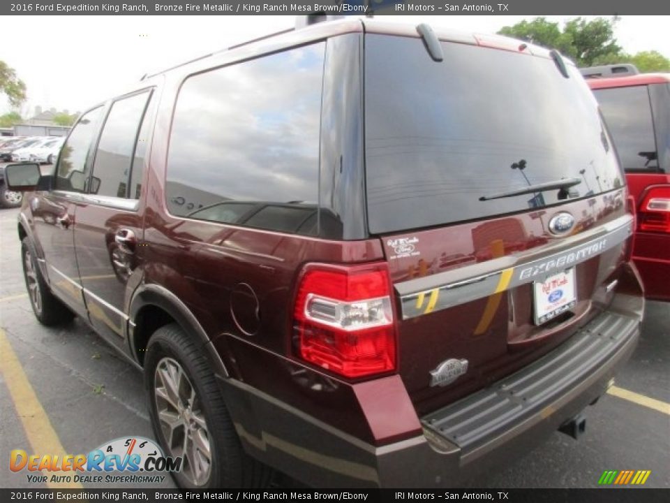 2016 Ford Expedition King Ranch Bronze Fire Metallic / King Ranch Mesa Brown/Ebony Photo #5