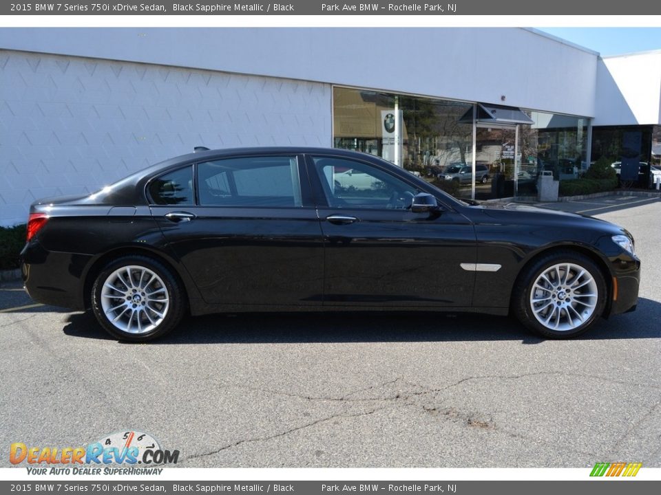 2015 BMW 7 Series 750i xDrive Sedan Black Sapphire Metallic / Black Photo #2