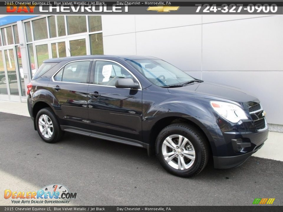 2015 Chevrolet Equinox LS Blue Velvet Metallic / Jet Black Photo #1