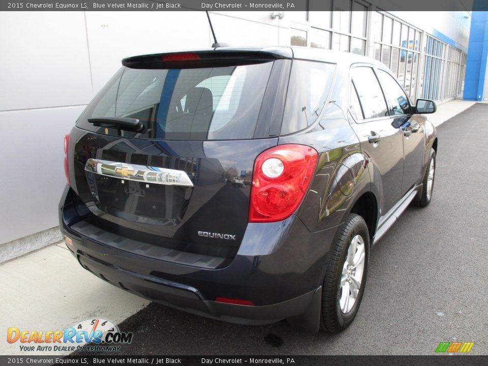 2015 Chevrolet Equinox LS Blue Velvet Metallic / Jet Black Photo #4