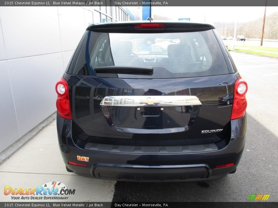 2015 Chevrolet Equinox LS Blue Velvet Metallic / Jet Black Photo #5