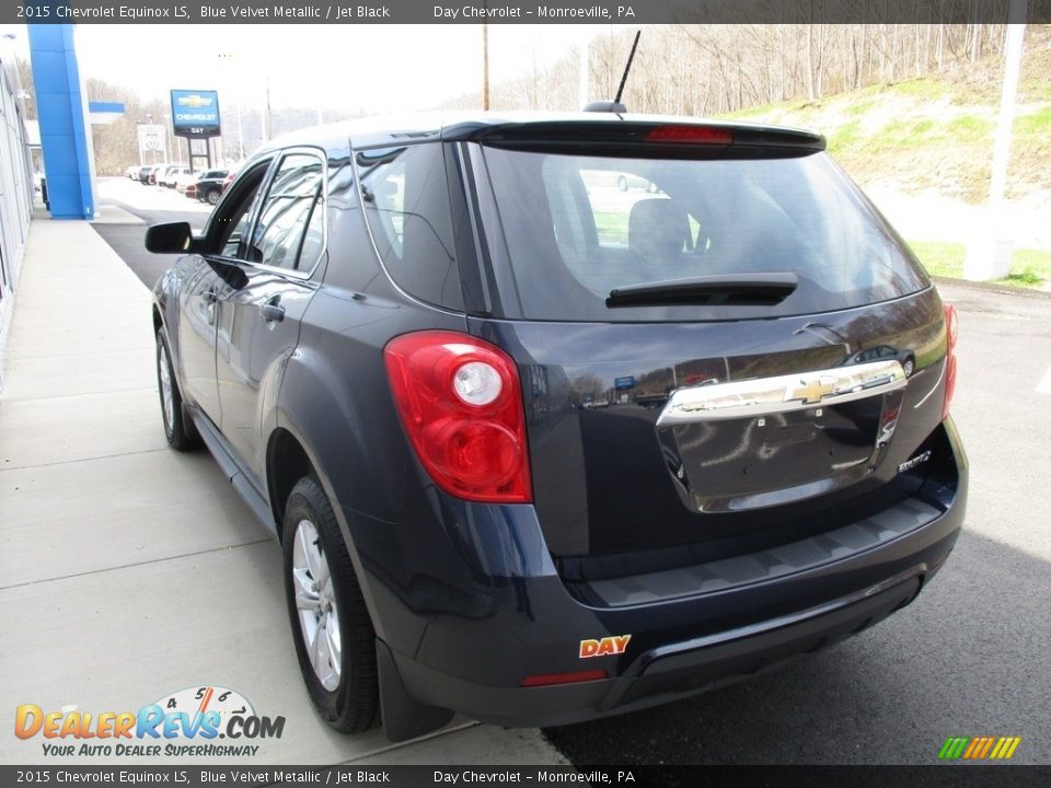 2015 Chevrolet Equinox LS Blue Velvet Metallic / Jet Black Photo #6
