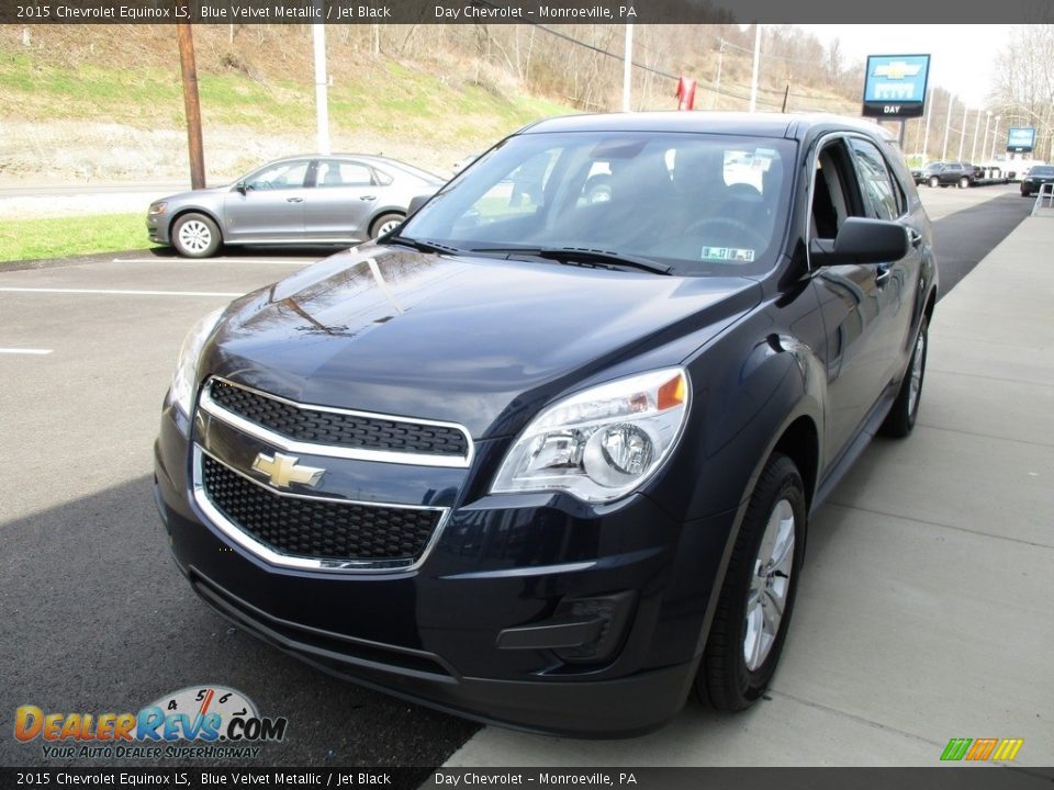 2015 Chevrolet Equinox LS Blue Velvet Metallic / Jet Black Photo #7