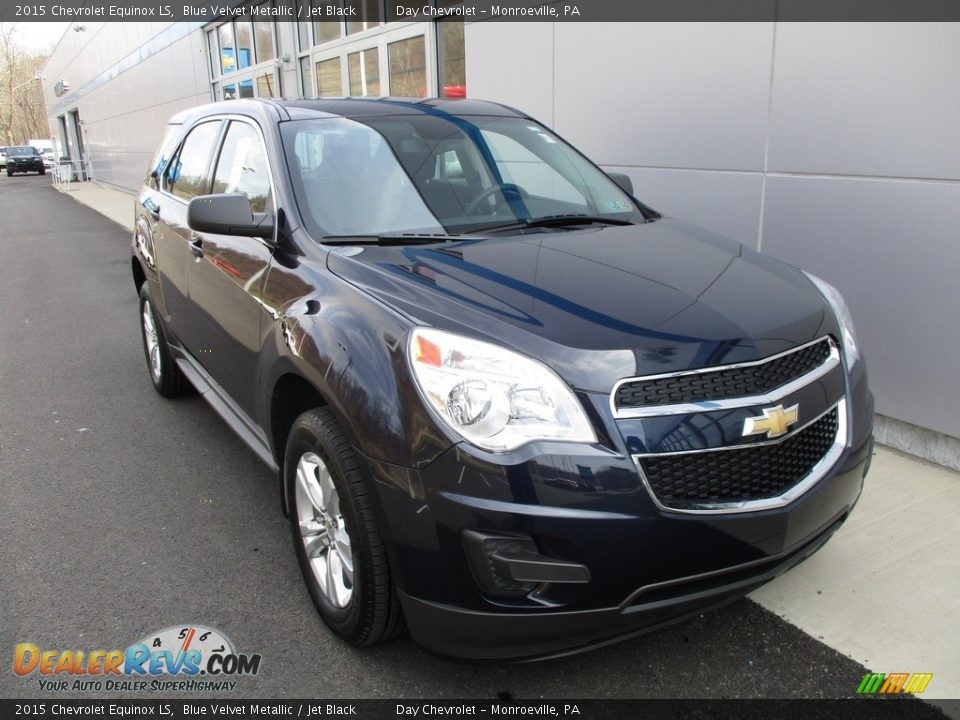2015 Chevrolet Equinox LS Blue Velvet Metallic / Jet Black Photo #9