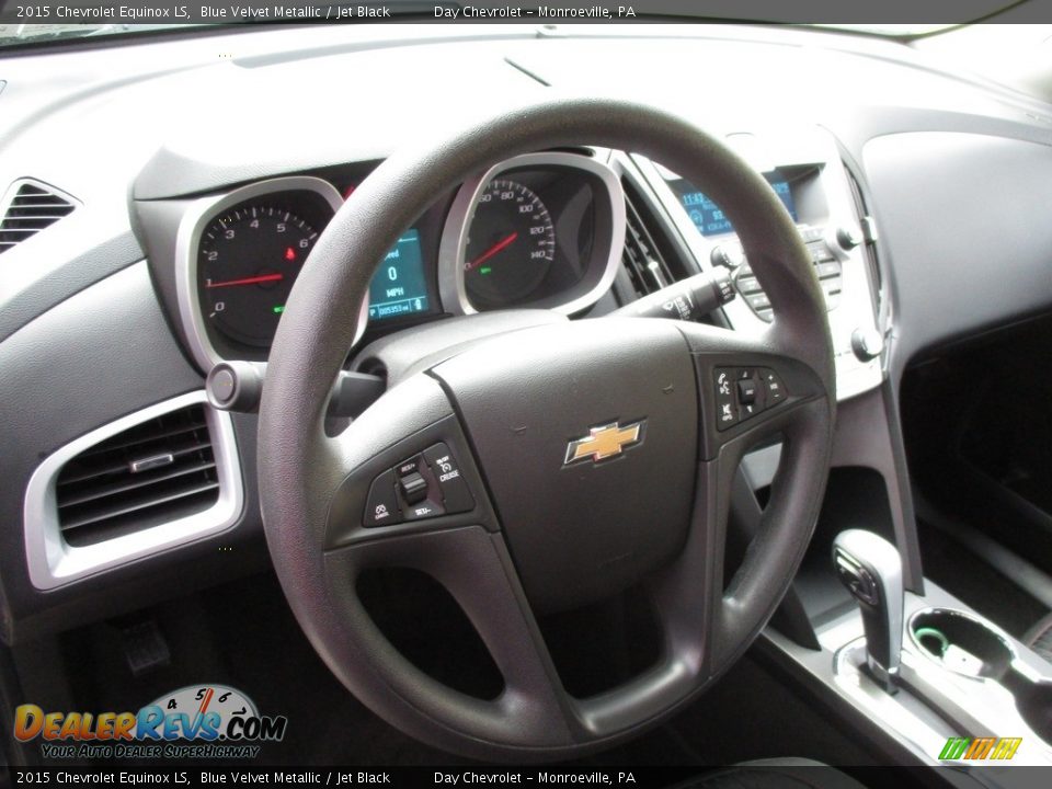 2015 Chevrolet Equinox LS Blue Velvet Metallic / Jet Black Photo #13