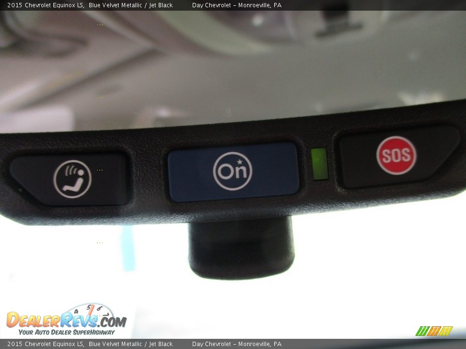 2015 Chevrolet Equinox LS Blue Velvet Metallic / Jet Black Photo #17