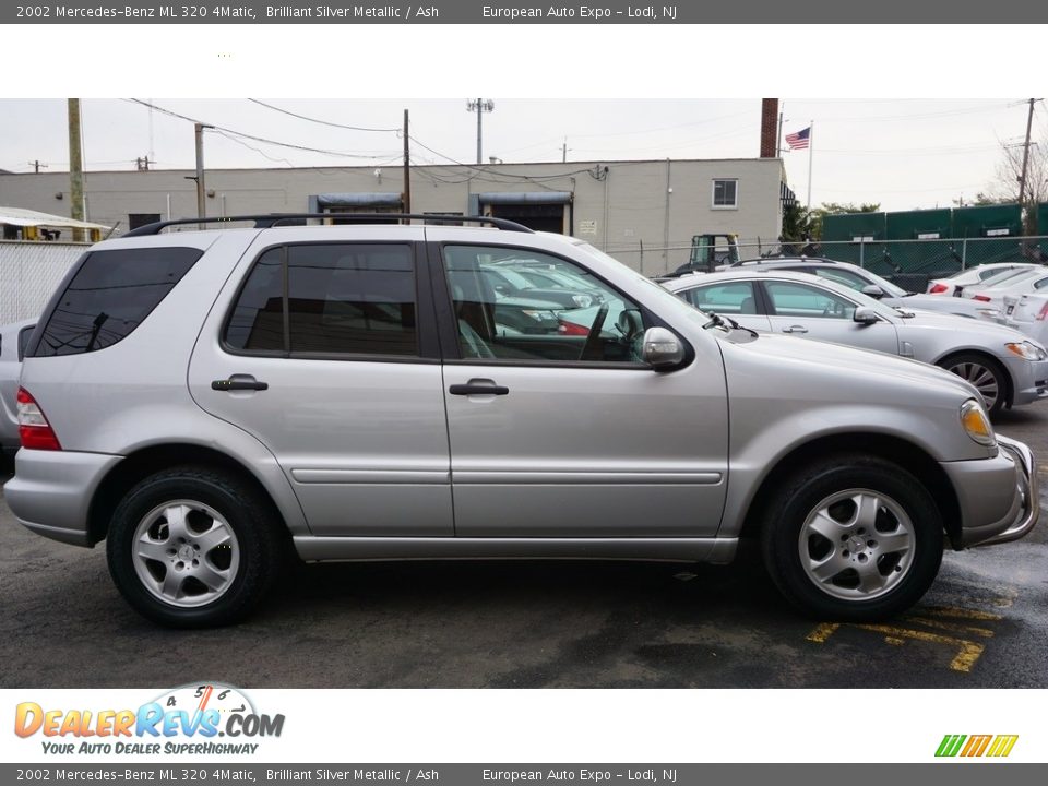2002 Mercedes-Benz ML 320 4Matic Brilliant Silver Metallic / Ash Photo #5