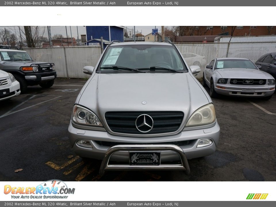 2002 Mercedes-Benz ML 320 4Matic Brilliant Silver Metallic / Ash Photo #8