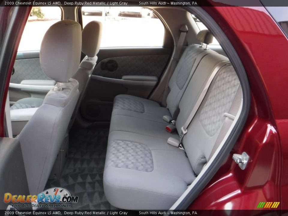 2009 Chevrolet Equinox LS AWD Deep Ruby Red Metallic / Light Gray Photo #34