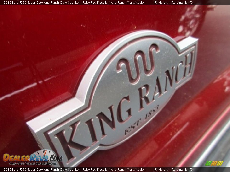 2016 Ford F250 Super Duty King Ranch Crew Cab 4x4 Ruby Red Metallic / King Ranch Mesa/Adobe Photo #4