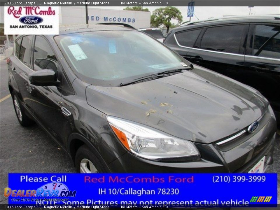 2016 Ford Escape SE Magnetic Metallic / Medium Light Stone Photo #1