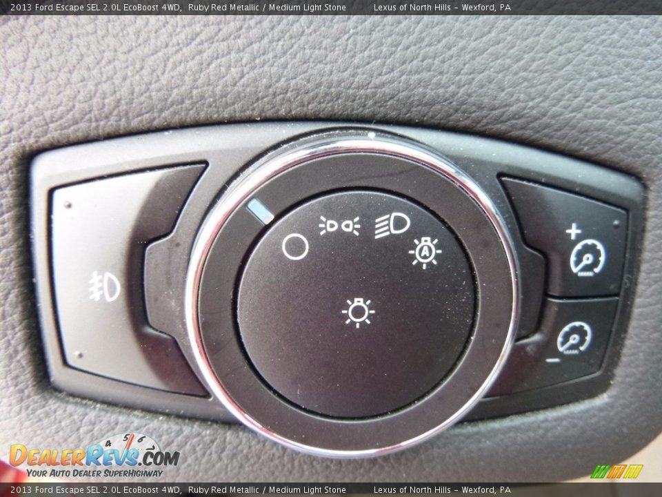 2013 Ford Escape SEL 2.0L EcoBoost 4WD Ruby Red Metallic / Medium Light Stone Photo #15