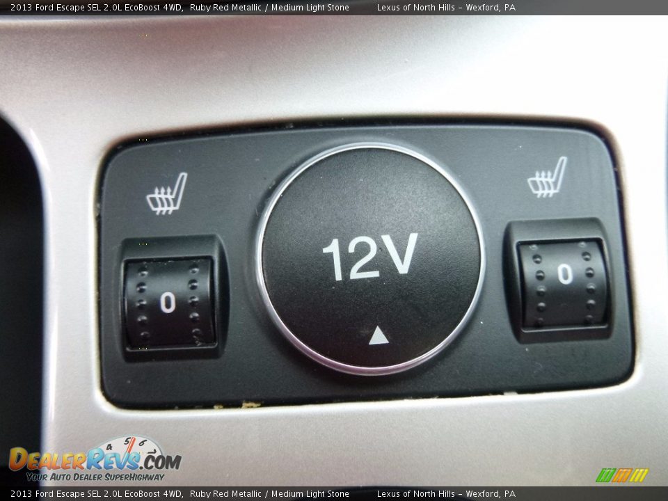 2013 Ford Escape SEL 2.0L EcoBoost 4WD Ruby Red Metallic / Medium Light Stone Photo #17
