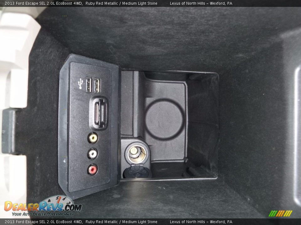 2013 Ford Escape SEL 2.0L EcoBoost 4WD Ruby Red Metallic / Medium Light Stone Photo #19