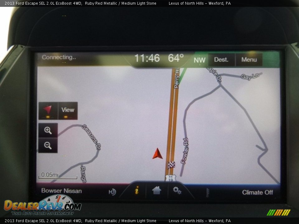 2013 Ford Escape SEL 2.0L EcoBoost 4WD Ruby Red Metallic / Medium Light Stone Photo #20
