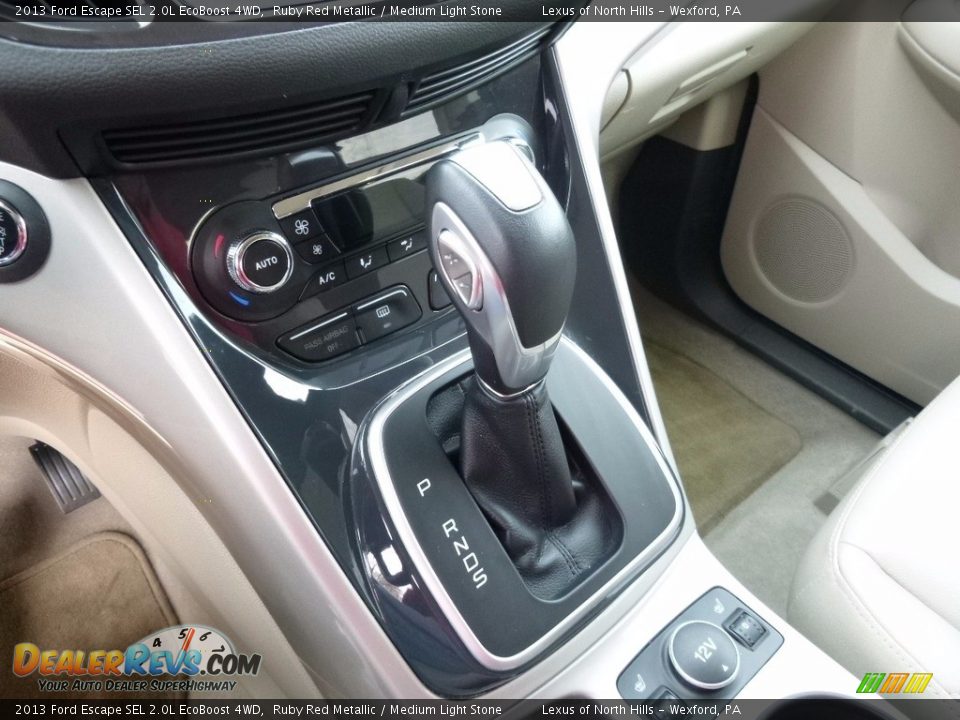 2013 Ford Escape SEL 2.0L EcoBoost 4WD Ruby Red Metallic / Medium Light Stone Photo #22
